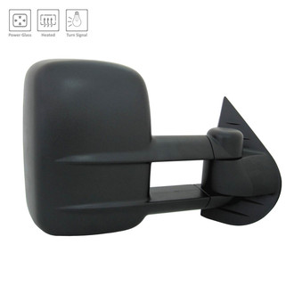 Alzare® - Passenger Side Power Towing Mirror (Heated, Foldaway) (Standard Line)