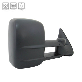 Alzare® - Passenger Side Power Towing Mirror (Heated, Foldaway) (Standard Line)