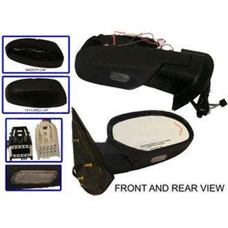 Alzare® - Passenger Side Power View Mirror (Heated, Foldaway) (Standard Line)