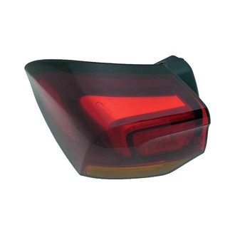 Alzare® - Driver Side Outer Replacement Tail Light (CAPA Certified)