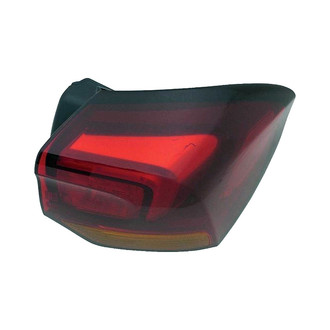 Alzare® - Passenger Side Outer Replacement Tail Light (CAPA Certified)