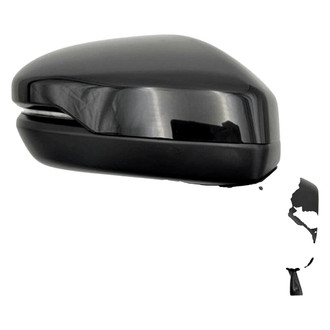 Alzare® - Passenger Side Power View Mirror (Heated, Foldaway) (Standard Line)
