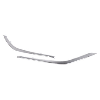 Alzare® - Front Outer Driver Side Bumper Cover Molding (CAPA Certified)