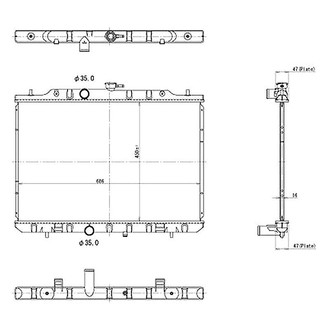 Alzare® - Engine Coolant Radiator