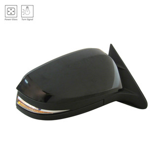 Alzare® - Passenger Side Power View Mirror (Non-Heated, Foldaway) (Standard Line)