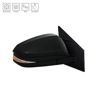 Alzare® - Passenger Side Power View Mirror (Heated, Foldaway) (Standard Line)
