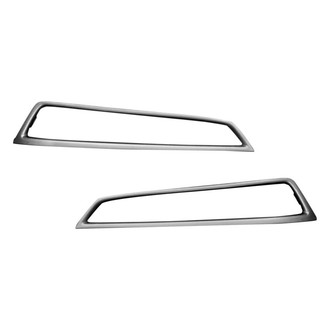 Alzare® - Front Driver and Passenger Side Fog Light Hole Molding Set (Standard Line)
