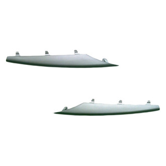 Alzare® - Front Driver and Passenger Side Bumper Cover Lower Trim Panel Set (Standard Line)