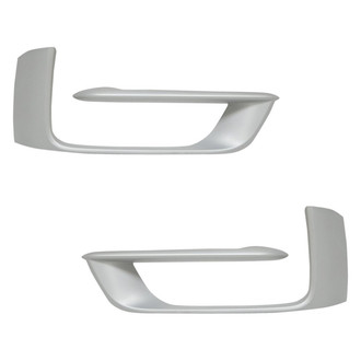 Alzare® - Front Driver and Passenger Side Fog Light Trim Set (Standard Line)