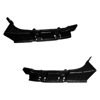 Alzare® - Front Driver and Passenger Side Bumper Cover Support Bracket Set (Standard Line)
