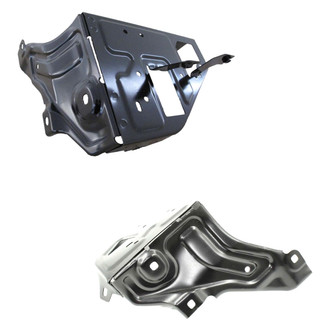 Alzare® - Driver and Passenger Side Headlight Bracket Set (CAPA Certified)