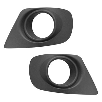 Alzare® - Front Driver and Passenger Side Fog Light Bezel Set (Standard Line)