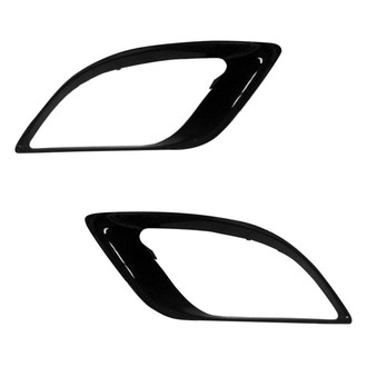 Alzare® - Front Driver and Passenger Side Fog Light Trim Set (Standard Line)