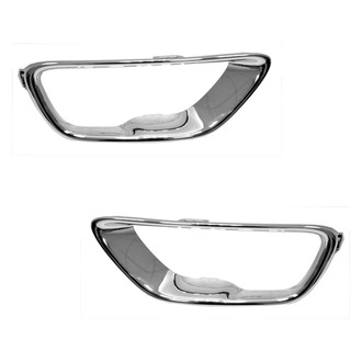 Alzare® - Front Driver and Passenger Side Fog Light Trim Set (Standard Line)