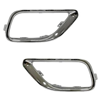 Alzare® - Front Driver and Passenger Side Fog Light Trim Set (Standard Line)