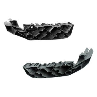 Alzare® - Front Driver and Passenger Side Bumper Headlight Bracket Set (Standard Line)