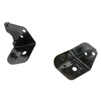 Alzare® - Front Lower Inner Driver and Passenger Side Bumper Bracket Set (Standard Line)