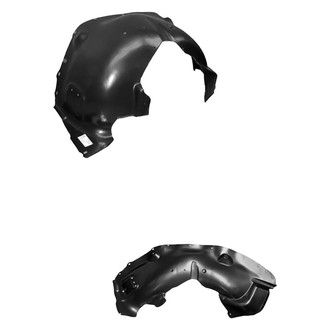 Alzare® - Front Driver and Passenger Side Fender Liner Set (Standard Line)