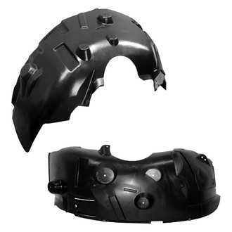 Alzare® - Front Driver and Passenger Side Fender Liner Set (CAPA Certified)