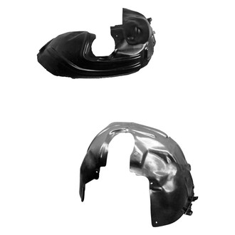 Alzare® - Front Driver and Passenger Side Fender Liner Set (CAPA Certified)