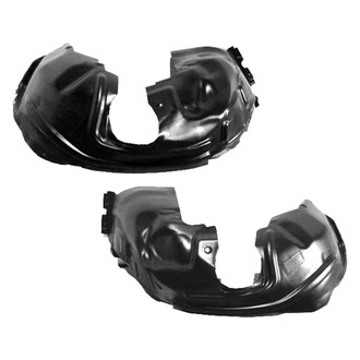 Alzare® - Front Driver and Passenger Side Fender Liner Set (CAPA Certified)
