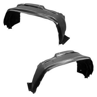 Alzare® - Front Driver and Passenger Side Fender Liner Set (CAPA Certified)