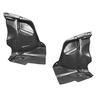 Alzare® - Front Driver and Passenger Side Fender Splash Shield Set (Standard Line)