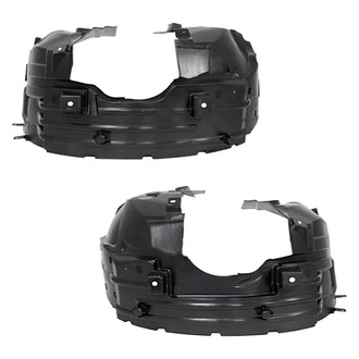 Alzare® - Front Driver and Passenger Side Fender Liner Set (CAPA Certified)