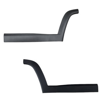 Alzare® - Rear Driver and Passenger Side Door Molding Set (Standard Line)