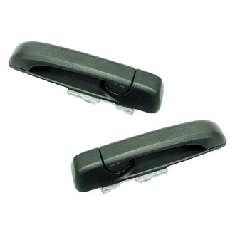 Alzare® - Rear Driver and Passenger Side Exterior Door Handle Set (Standard Line)