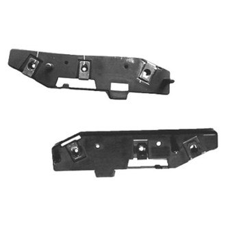 Alzare® - Front Driver and Passenger Side Bumper Cover Bracket Set (Standard Line)