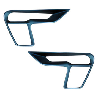 Alzare® - Front Driver and Passenger Side Fog Light Bezel Set (Standard Line)