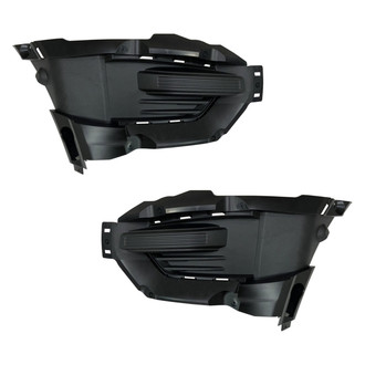 Alzare® - Front Driver and Passenger Side Fog Light Cover Set (Standard Line)