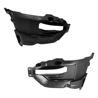 Alzare® - Front Driver and Passenger Side Fog Light Bezel Set (Standard Line)