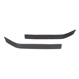 Alzare® - Front Outer Driver and Passenger Side Bumper Impact Strip Set (Standard Line)