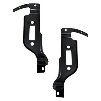 Alzare® - Front Outer Driver and Passenger Side Bumper Mounting Bracket Set (Standard Line)