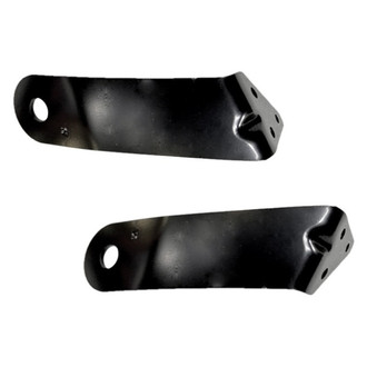Alzare® - Front Upper Outer Driver and Passenger Side Bumper Support Bracket Set (CAPA Certified)