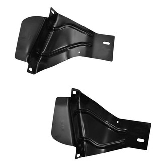 Alzare® - Front Outer Driver and Passenger Side Bumper Mounting Bracket Set (Standard Line)