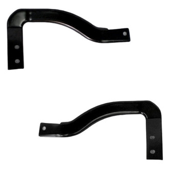 Alzare® - Front Outer Driver and Passenger Side Bumper Mounting Brace Set (CAPA Certified)