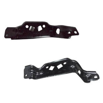 Alzare® - Front Outer Driver and Passenger Side Bumper Bracket Set (CAPA Certified)