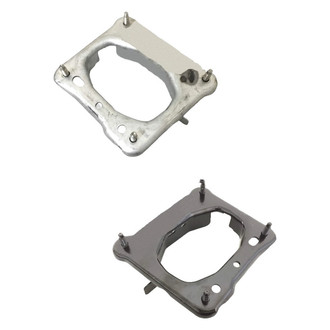 Alzare® - Front Driver and Passenger Side Bumper Bracket Set (CAPA Certified)