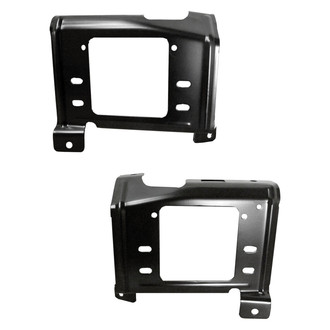 Alzare® - Front Inner Driver and Passenger Side Bumper Bar Bracket Set (CAPA Certified)