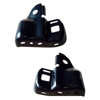 Alzare® - Rear Outer Driver and Passenger Side Bumper Mounting Bracket Set (Standard Line)