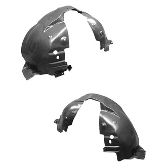 Alzare® - Front Driver and Passenger Side Fender Liner Set (CAPA Certified)