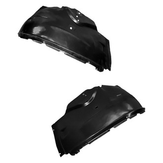 Alzare® - Front Driver and Passenger Side Fender Liner Rear Section Set (Standard Line)