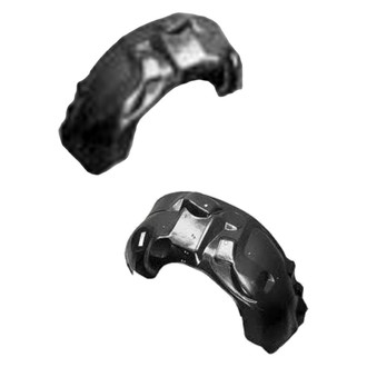 Alzare® - Front Driver and Passenger Side Fender Liner Set (CAPA Certified)