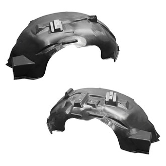 Alzare® - Front Driver and Passenger Side Fender Liner Set (CAPA Certified)
