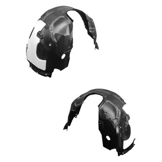 Alzare® - Front Driver and Passenger Side Fender Liner Set (Standard Line)
