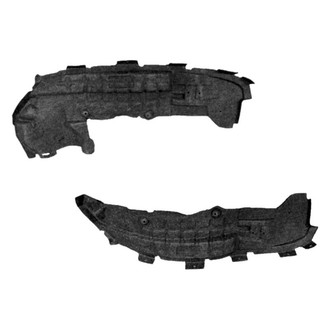 Alzare® - Front Driver and Passenger Side Fender Liner Set (CAPA Certified)