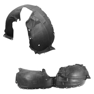 Alzare® - Front Driver and Passenger Side Fender Liner Set (CAPA Certified)